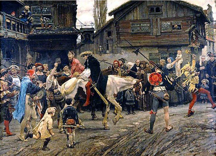Peder Sunnanvader-s and Master Knut-s Ignominious Entry into Stockholm